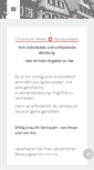 Mobile Screenshot of christinamweber-kanzlei.de
